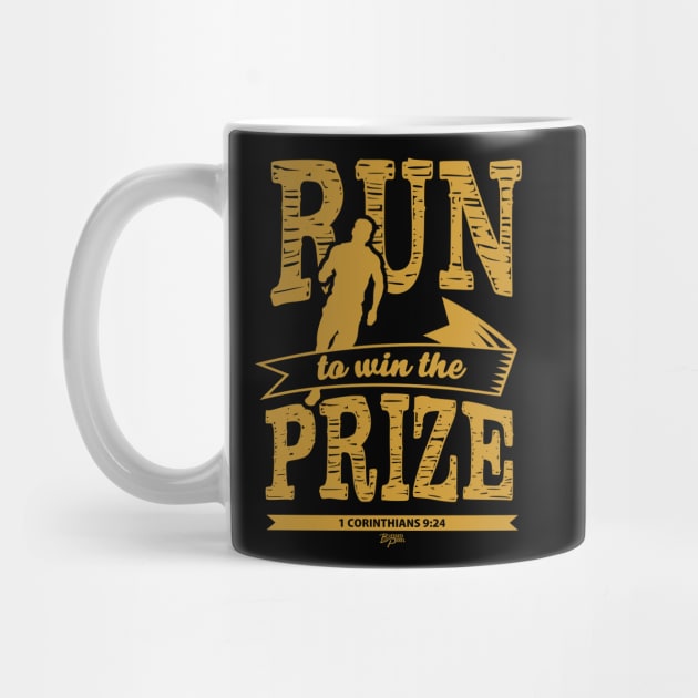 Christian T-Shirt: Run to Win the Prize by blessedpixel